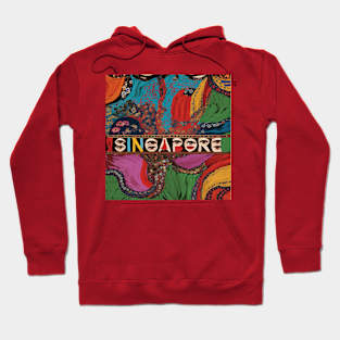 Singapore Hidden in Abstract Art Tshirt Hoodie